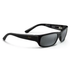 Sonnenbrille Maui Jim Stingray Gloss Black Gris Neutre Mineral St Bidegrade