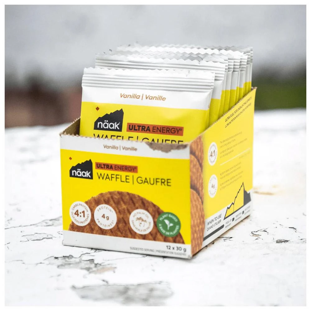 Energieriegel Naak Ultra Energy Waffles Pack X12 Vanille 6 Energieriegel Naak Ultra Energy Waffles Pack X12 Vanille – Bild 4