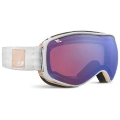 Skibrille Julbo Ventilate Rose Gris Flash Bleu Soft