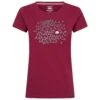 T-Shirt Zum Klettern La Sportiva Forest T-Shirt W Red Plum