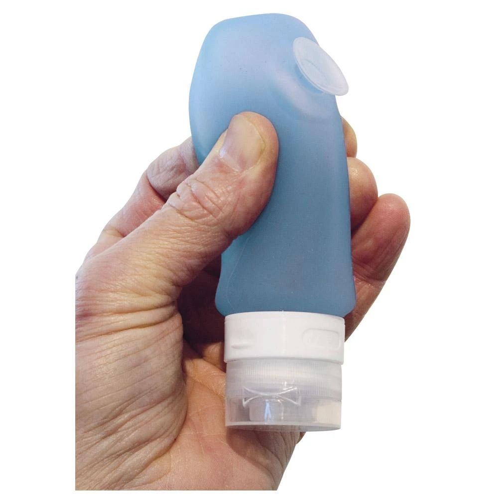 Hygiene-Fläschchen Travel Safe Squeeze Bottle 90ml Light Blue 4 Hygiene-Fläschchen Travel Safe Squeeze Bottle 90ml Light Blue – Bild 2