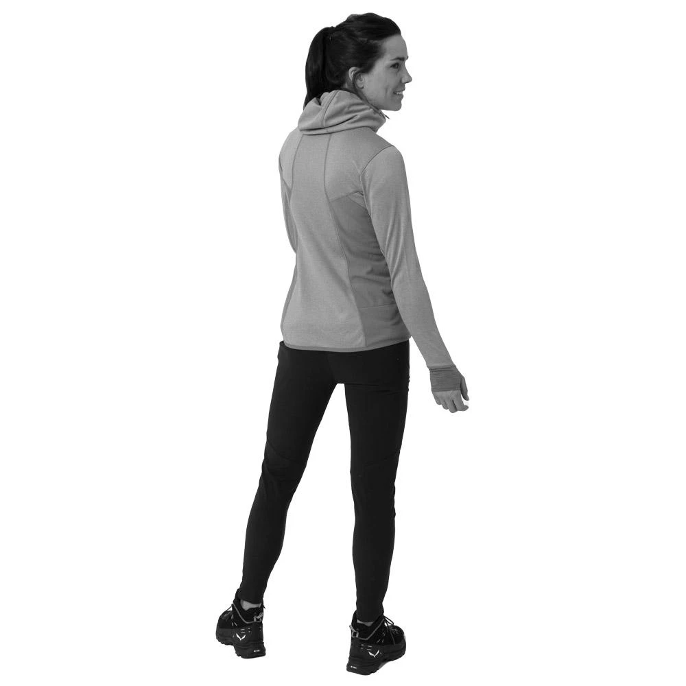 Fleece Salewa Puez Hybrid Polarlite W Full-Zip Hoody Golden Brown Melange 6 Fleece Salewa Puez Hybrid Polarlite W Full-Zip Hoody Golden Brown Melange – Bild 4