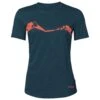MTB Trikot Vaude Women's Bracket T-Shirt Dark Sea