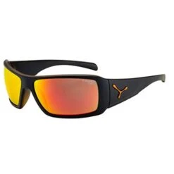 Cébé Sonnenbrille Cebe Utopy Matte Black Orange 1500 Grey Fm Orange