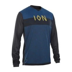 MTB Trikot Ion Tee LS Scrub AMP 2020 - Ocean Blue