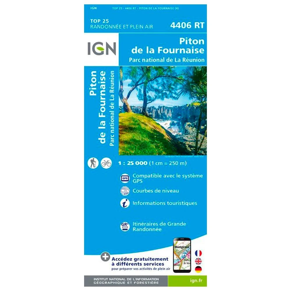 Karte IGN La Reunion P4406Rt Piton De La Fournaise PN De La Réunion 3 Karte IGN La Reunion P4406Rt Piton De La Fournaise PN De La Réunion