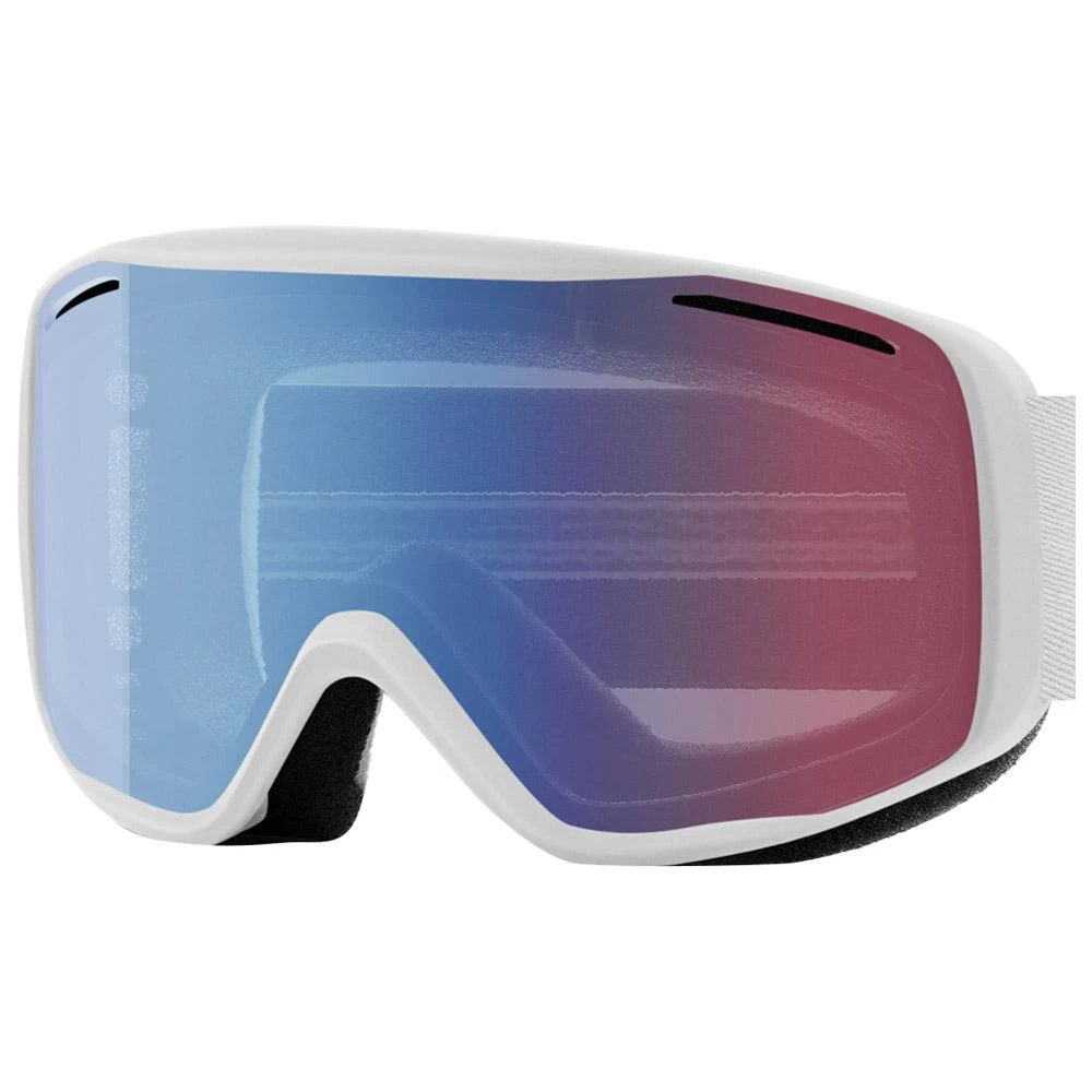 Skibrille Smith Rally White Chunky Knit Blue Sensor Mirror 4 Skibrille Smith Rally White Chunky Knit Blue Sensor Mirror – Bild 2