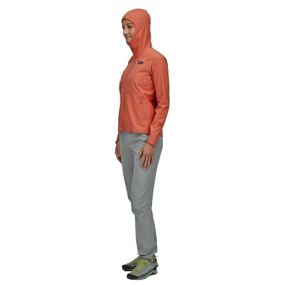 Fleece Patagonia W R1 CrossStrata Hoody Quartz Coral 6 Fleece Patagonia W R1 CrossStrata Hoody Quartz Coral – Bild 4