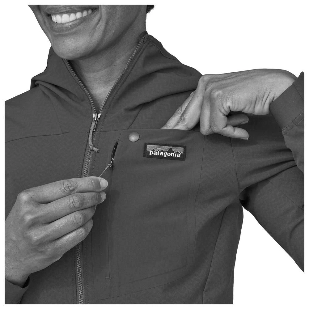 Fleece Patagonia W R1 CrossStrata Hoody Quartz Coral 9 Fleece Patagonia W R1 CrossStrata Hoody Quartz Coral – Bild 7