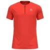 Trail T-Shirt Odlo Axalp Trail T'Shirt S/S 1/2 Zip Firelight
