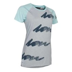 MTB Trikot Ion Jersey Scrub SS AMP - Crystal Blue