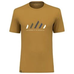 Wander-T-Shirt Salewa Pure Heart Dry T-Shirt M Golden Brown