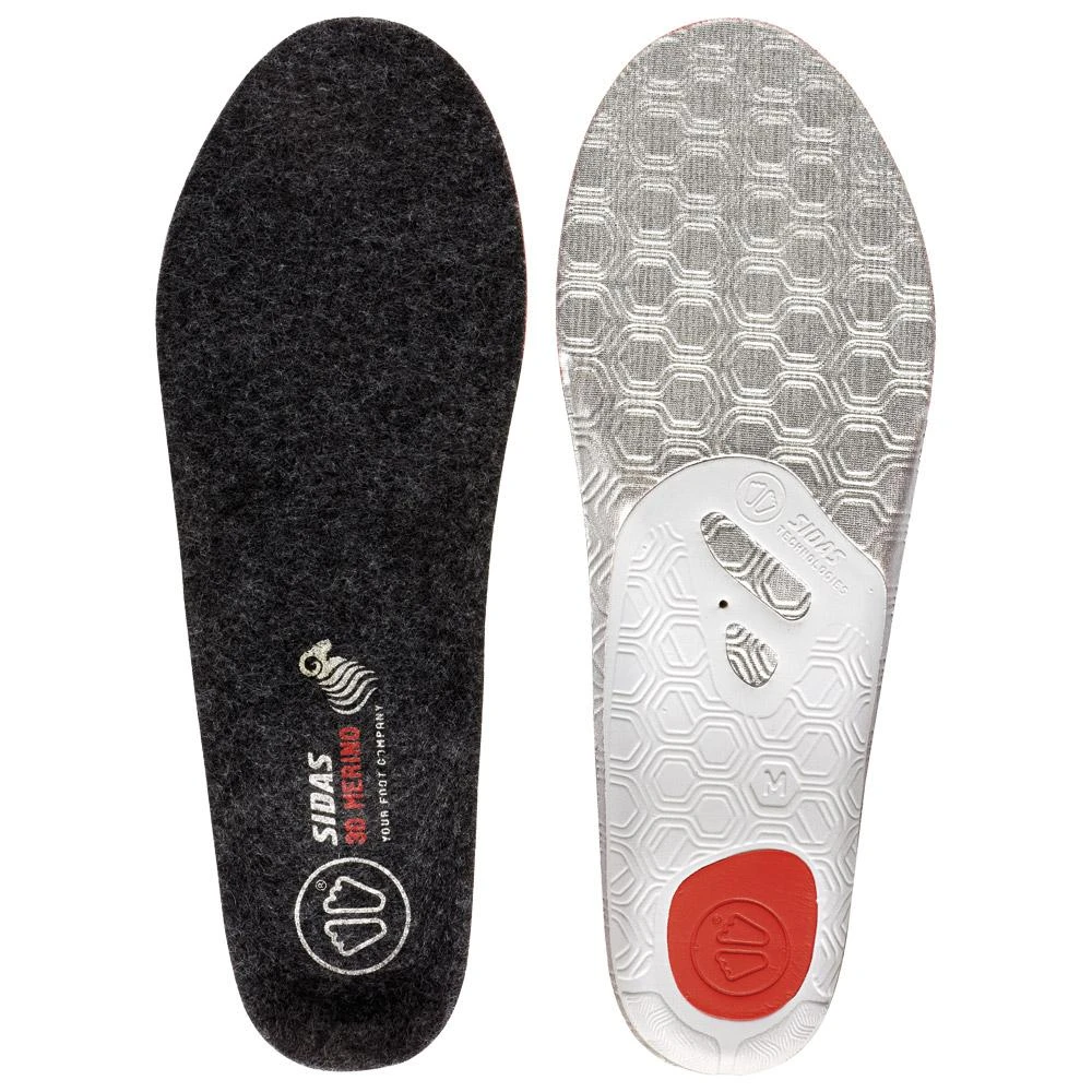 Einlegesohlen Sidas 3D Merino 3 Einlegesohlen Sidas 3D Merino