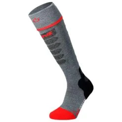 Fußwärmer Lenz Heat Sock 5.1 Toe Cap Slim Fit Gris Rouge