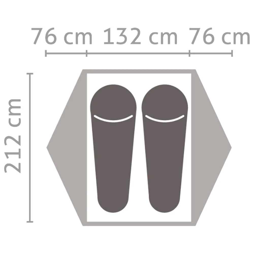 Zelt Salewa Latitude II Cactus Grey 4 Zelt Salewa Latitude II Cactus Grey – Bild 2