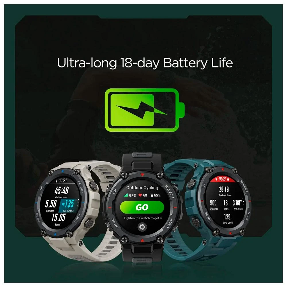 Uhr Amazfit T-Rex Pro Steel Blue 7 Uhr Amazfit T-Rex Pro Steel Blue – Bild 5