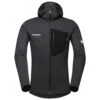 Bergsteigerjacke Mammut Aenergy Light ML Hooded Jkt Black Phantom