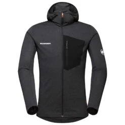 Bergsteigerjacke Mammut Aenergy Light ML Hooded Jkt Black Phantom