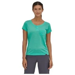 MTB Trikot Patagonia W's Cap Cool Trail Bike Henley Fresh Teal -Neueste Camping Verkäufe 89852d24e6f0f498bc7c178389ba92f49175a14c E22PATAVTT2207853 4