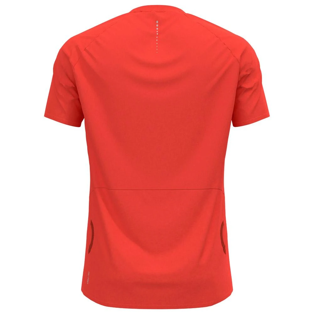 Trail T-Shirt Odlo Axalp Trail T'Shirt S/S 1/2 Zip Firelight 4 Trail T-Shirt Odlo Axalp Trail T'Shirt S/S 1/2 Zip Firelight – Bild 2