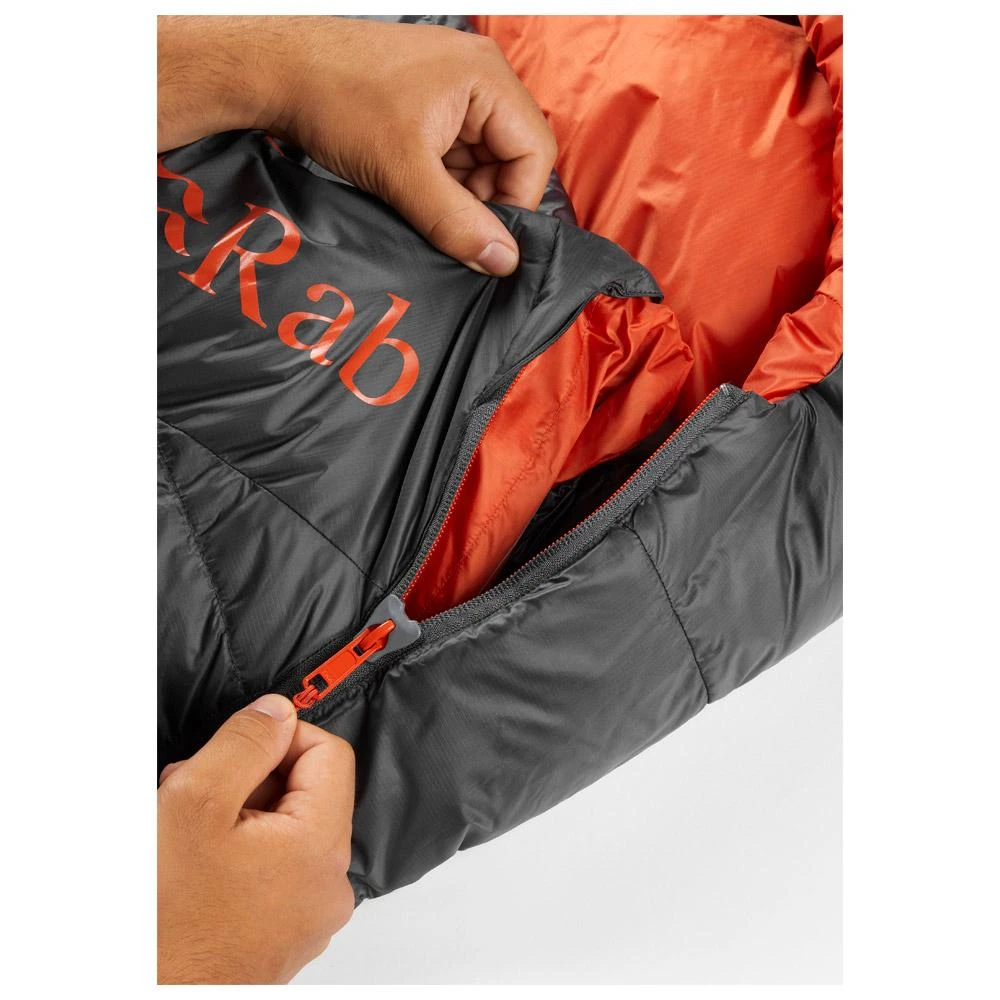 Schlafsack RAB Ascent 500 Regular Wide Left Graphene 9 Schlafsack RAB Ascent 500 Regular Wide Left Graphene – Bild 7