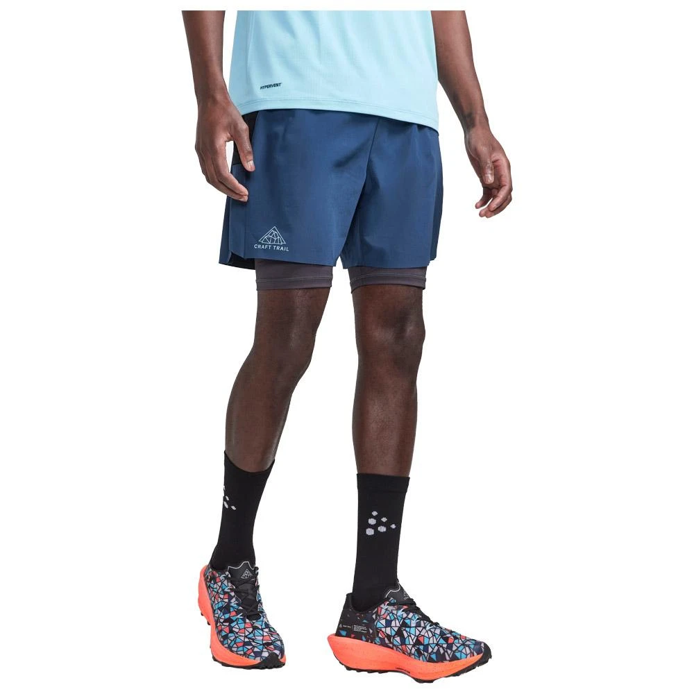 Trail-Shorts Craft PRO Trail 2In1 Shorts M Tide Slate 5 Trail-Shorts Craft PRO Trail 2In1 Shorts M Tide Slate – Bild 3
