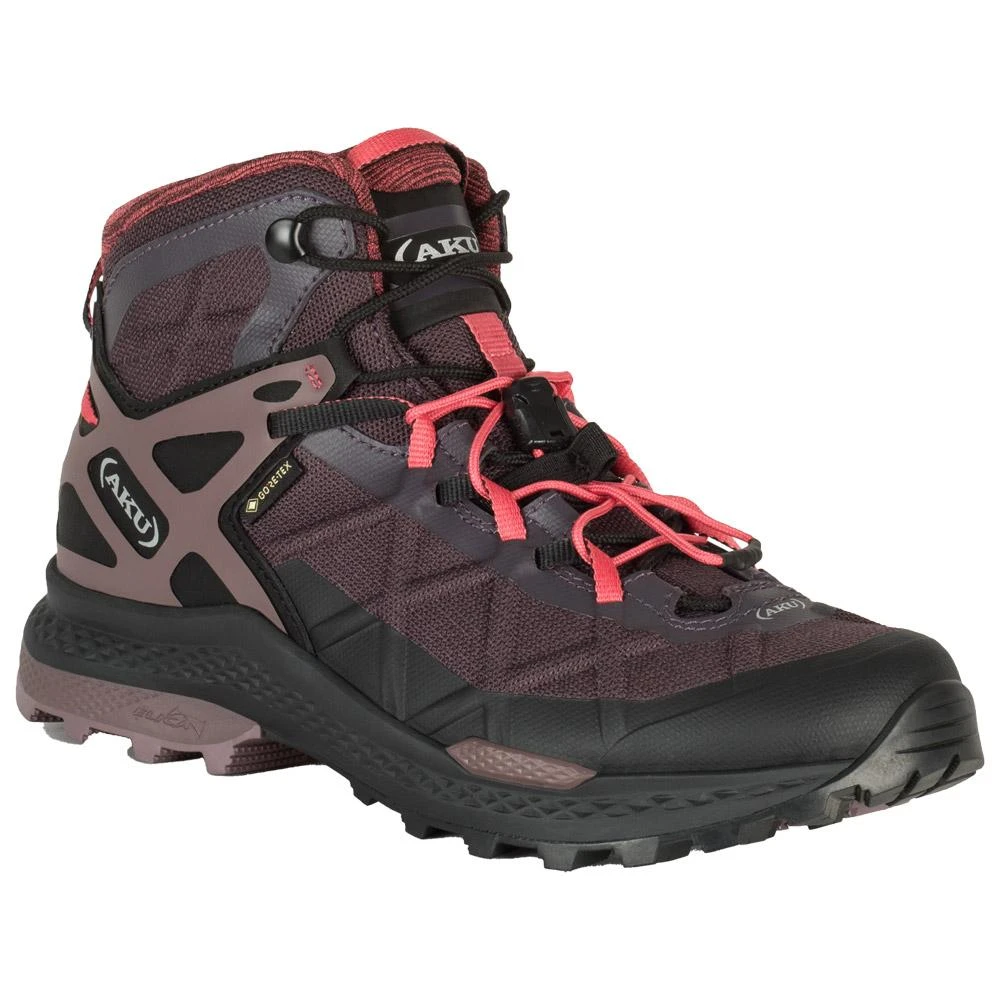 Wanderschuhe Aku Rocket Mid Gtx W's Deep Violet Coral 3 Wanderschuhe Aku Rocket Mid Gtx W's Deep Violet Coral