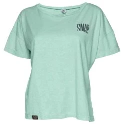 T-Shirt Zum Klettern Snap W's Crop Top Hemp T-Shirt Green