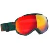 Skibrille Scott Faze II Sombre Green Pumpkin Orange Light Sensitive Red Chrome