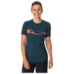 MTB Trikot Vaude Women's Bracket T-Shirt Dark Sea -Neueste Camping Verkäufe bbaa57710aee636b01b89163cde8644b70cea788 E22VAUDVTT2211447 4