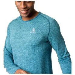 Trail T-Shirt Odlo Essential Seamless T-Shirt Crew Neck LS Saxony Blue Melange -Neueste Camping Verkäufe bc1ffa8d14ae90e3bcbdea5508264b72dd9a02c7 E23ODLOTTH3339783 903