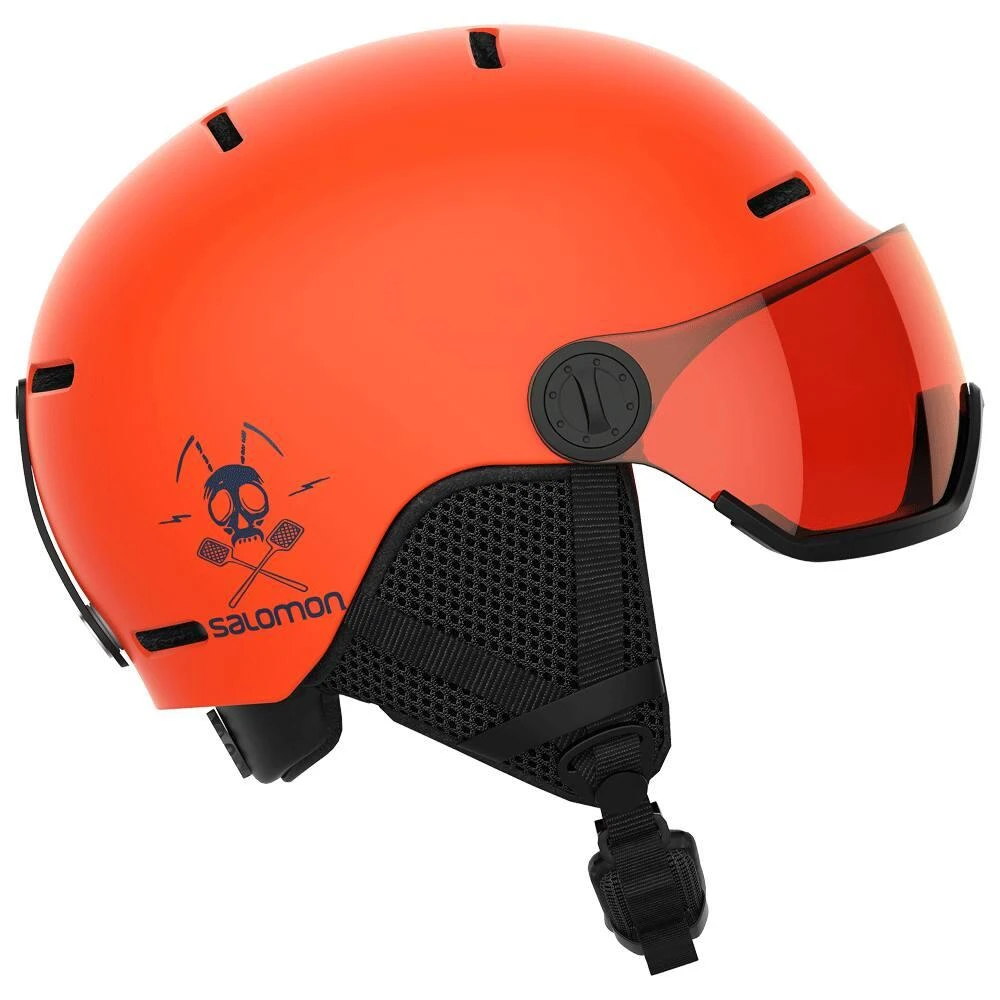 Visor Helme Salomon Grom Visor Flame Orange 3 Visor Helme Salomon Grom Visor Flame Orange