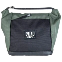 Chalkbag Snap Big Chalk Bag Fleece Dark Khaki Black