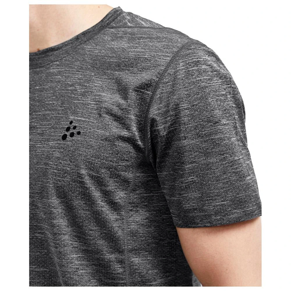 Trail T-Shirt Craft Adv Essence Melange SS Tee M Black Melange 7 Trail T-Shirt Craft Adv Essence Melange SS Tee M Black Melange – Bild 5