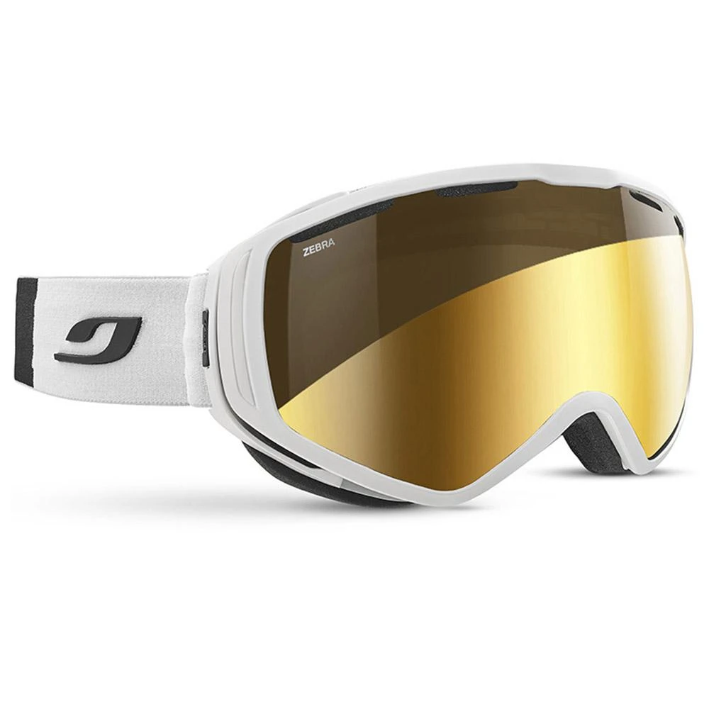 Skibrille Julbo Titan Otg Blanc Noir Zebra Flash Gold 3 Skibrille Julbo Titan Otg Blanc Noir Zebra Flash Gold