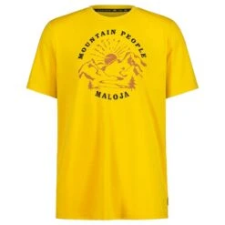 T-Shirt Zum Klettern Maloja Untersbergm Sundust
