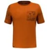T-Shirt Zum Klettern Salewa Lavaredo Hemp M Pocket Autumnal