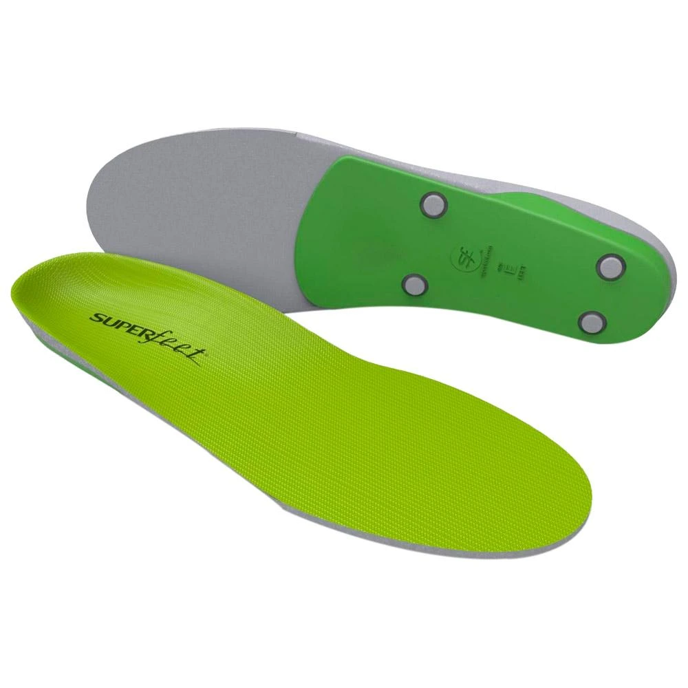 Einlegesohlen Superfeet Polyvalent Green Profil Haut 3 Einlegesohlen Superfeet Polyvalent Green Profil Haut