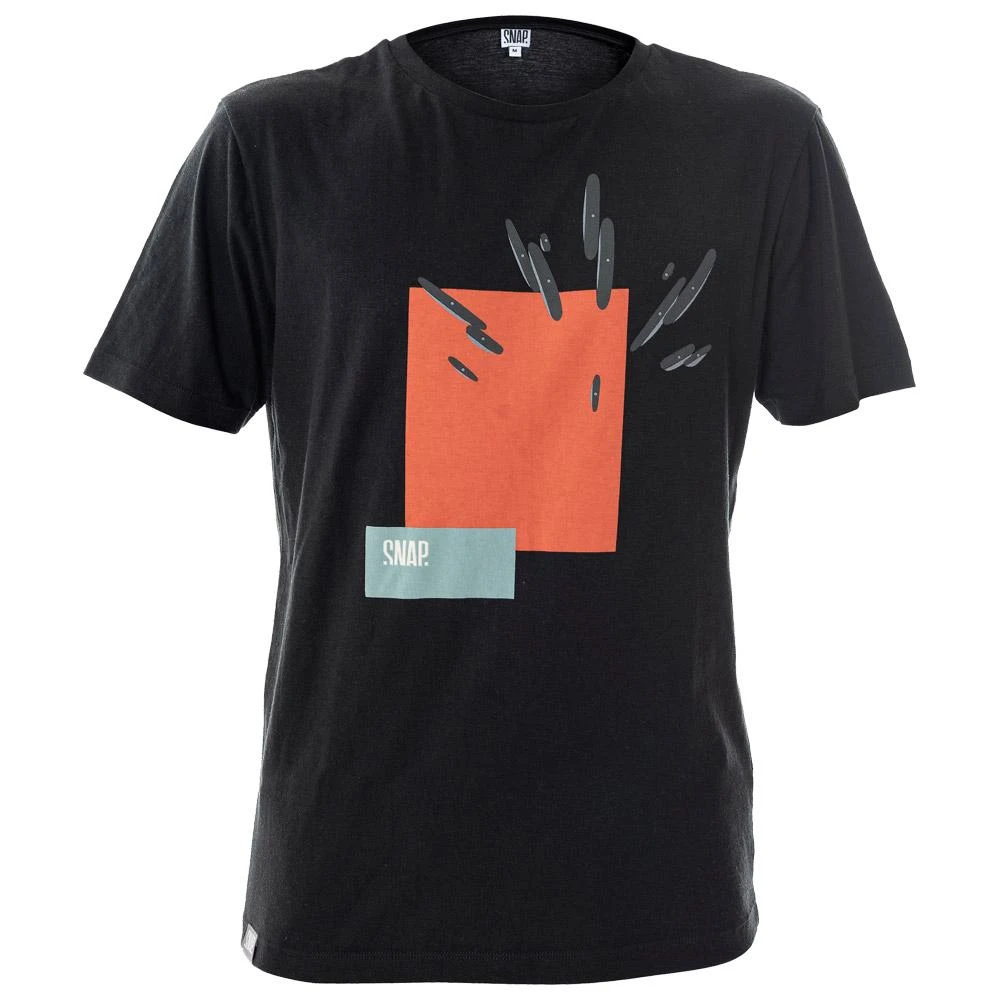 T-Shirt Zum Klettern Snap Men's Holds T-Shirt Black 3 T-Shirt Zum Klettern Snap Men's Holds T-Shirt Black