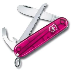 Messer Victorinox My First Victorinox + Scie Rose Translucide