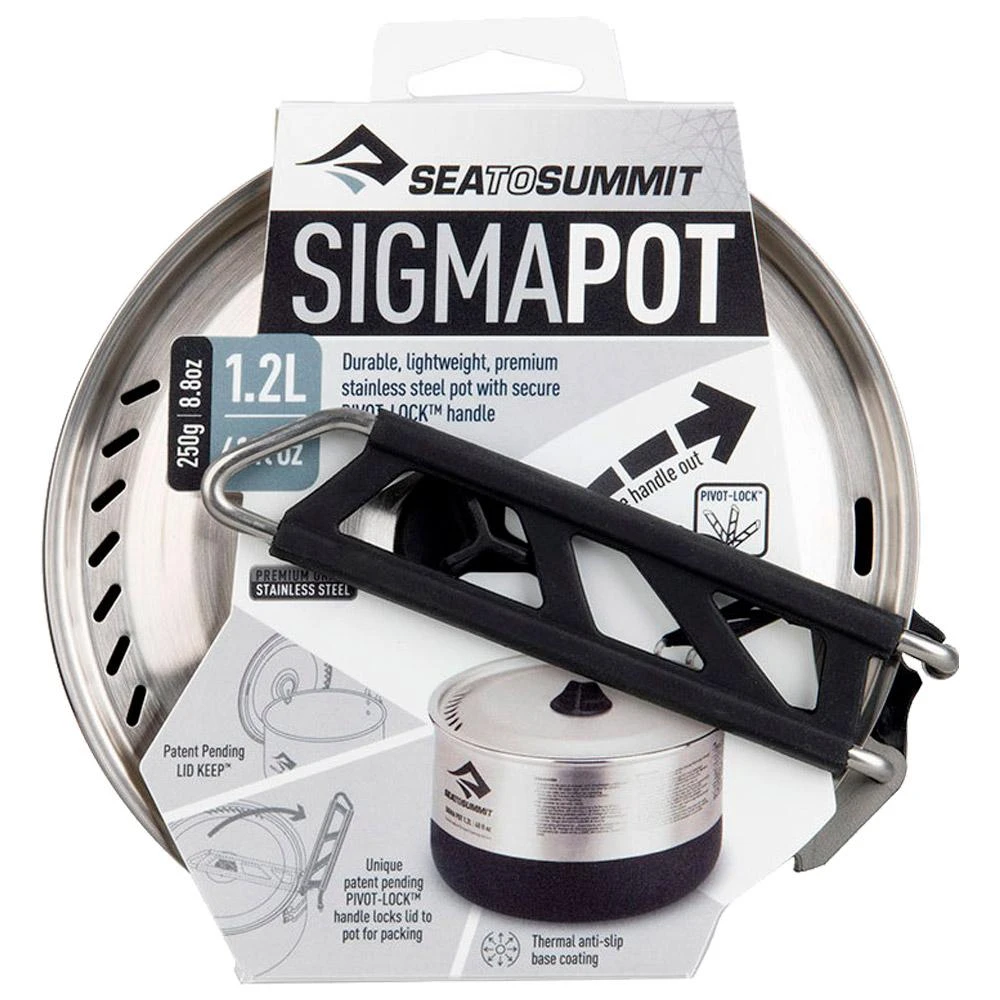 Topf Sea To Summit Sigma Pot 1,2 Litre Grey 5 Topf Sea To Summit Sigma Pot 1,2 Litre Grey – Bild 3