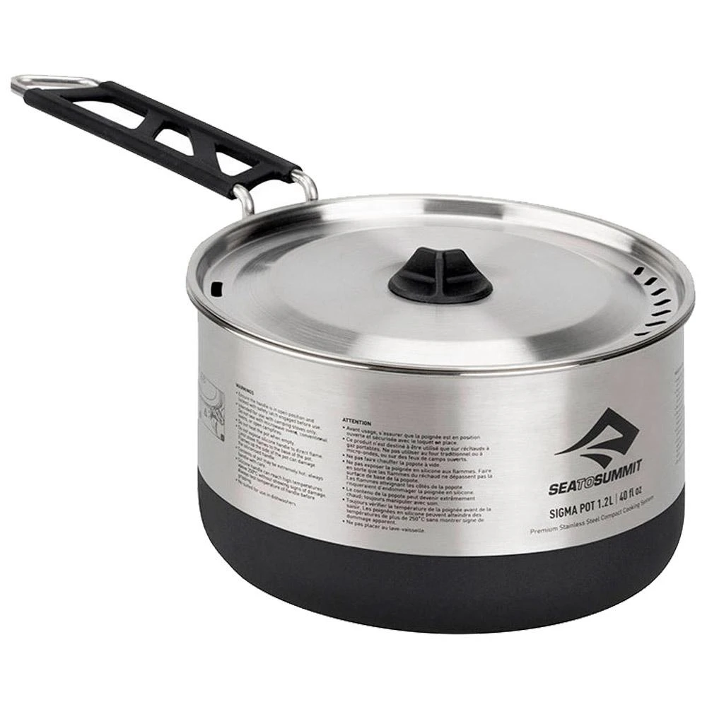 Topf Sea To Summit Sigma Pot 1,2 Litre Grey 4 Topf Sea To Summit Sigma Pot 1,2 Litre Grey – Bild 2