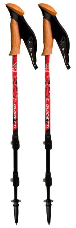 Stöcke Guidetti Région Massif Des Pyrénées Noir Rouge