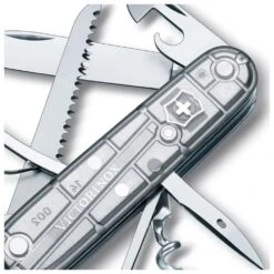 Messer Victorinox Huntsman Silvertech Grey Argent Translucide -Neueste Camping Verkäufe ec874f258651bdba8a132b19ab53495a7fe10cc2 E22VICTBIV219828 VICT0637252 10