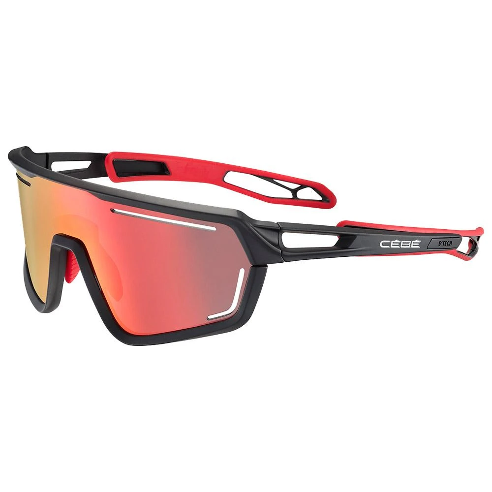 Cébé Sonnenbrille Cebe S'Track Vision Black Red Matte Zone Grey Cat.3 Red 3 Cébé Sonnenbrille Cebe S'Track Vision Black Red Matte Zone Grey Cat.3 Red