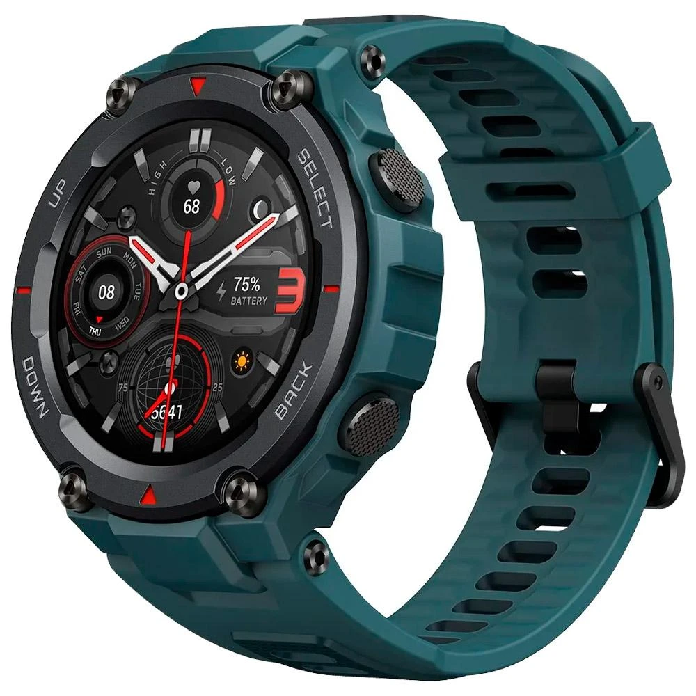 Uhr Amazfit T-Rex Pro Steel Blue 3 Uhr Amazfit T-Rex Pro Steel Blue