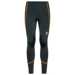 Trail-Leggings Odlo Tights God Jul Black Exuberant Orange