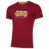 T-Shirt Zum Klettern La Sportiva Van T-Shirt M Sangria