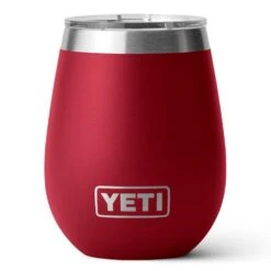 Glas Yeti Rambler 10 Oz Wine Tumbler Rescue Red