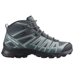 Wanderschuhe Salomon X Ultra Pioneer Mid Gtx W Ebony Stormy Weather Wine Tasting
